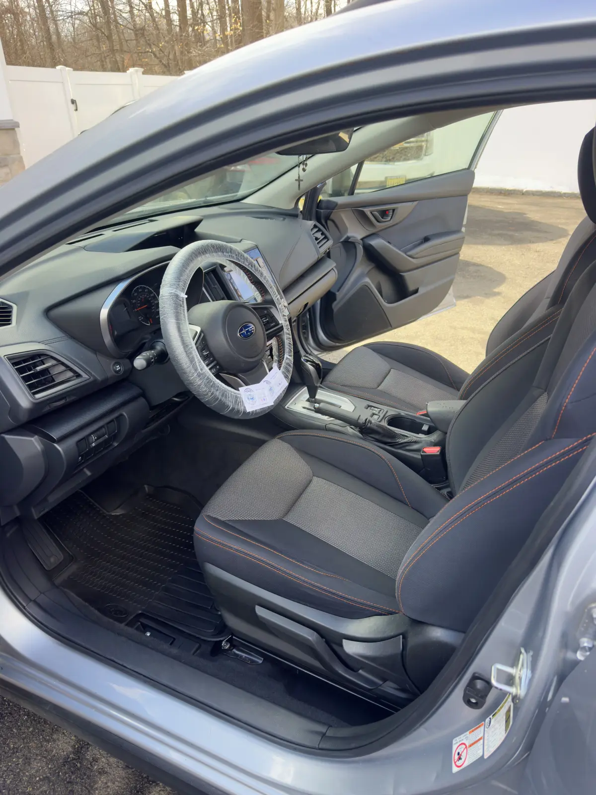 Car interior after professional detailing in Morris County